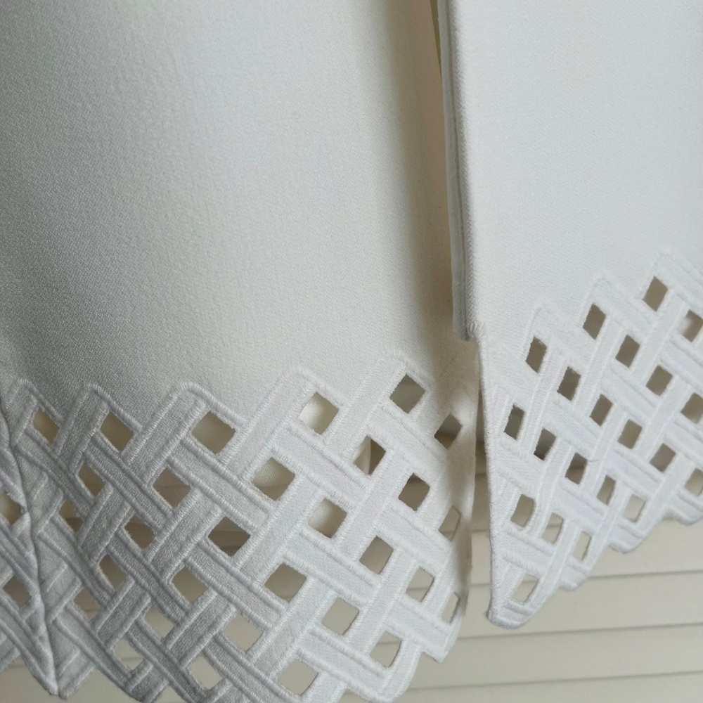 Kasper Open-Front Jacket With Lattice Hem - image 2